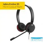 Jabra evolve 30 ii stereo ms Noir – Image 2