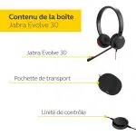 Jabra evolve 30 ii stereo ms Noir – Image 6