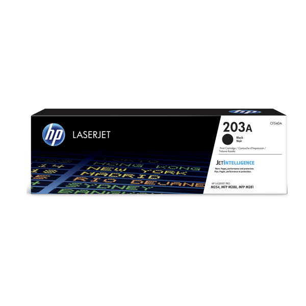 HP 203A Noir (CF540A) - Toner HP LaserJet d'origine yaratech.ma