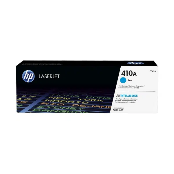 HP 410A Cyan (CF411A) - Toner HP LaserJet d'origine yaratech.ma