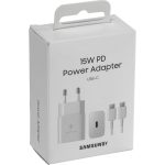 Chargeur Samsung Official 15W PD Power Adapter with Dual Type-C Cable (EP-T1510)