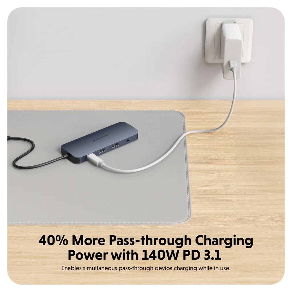 Hub USB C HyperDrive Next 11 ports double HDMI 4K60 Hz yaratech.ma 5