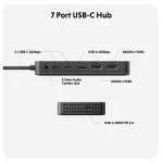 Hub USB-C HyperDrive Next Dual 4K HDMI 7 ports – Image 5
