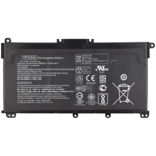 Batterie HP Tf03