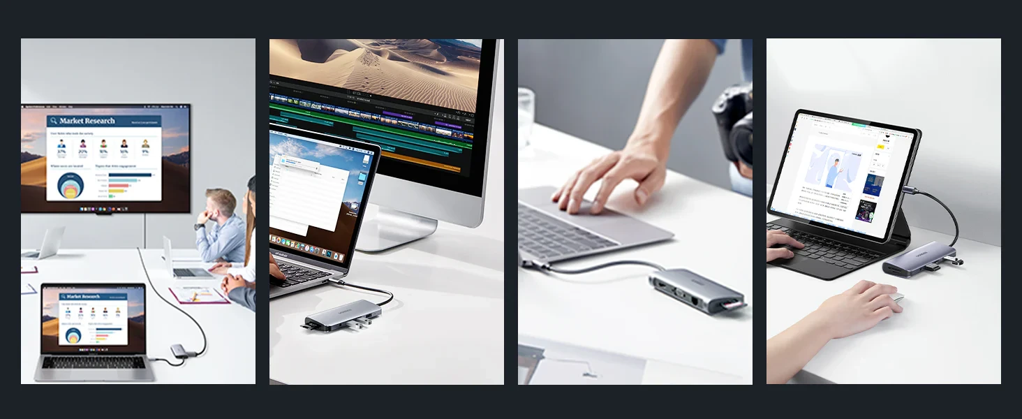 Ugreen Mini Station daccueil USB C 10 ports yaratech.ma11