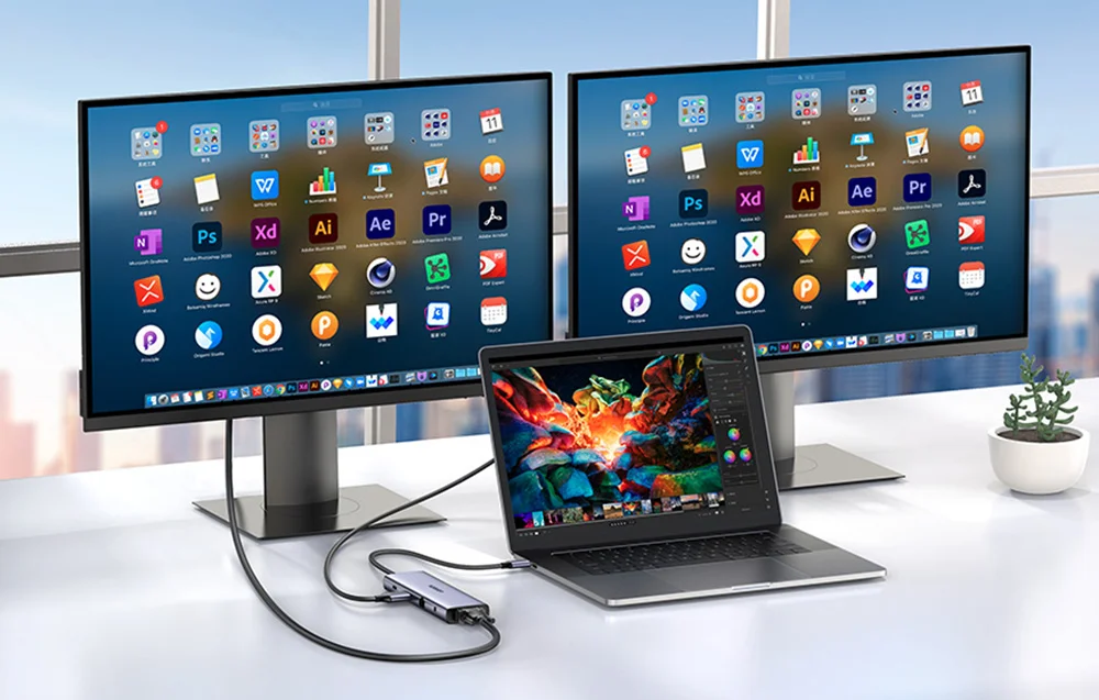 Ugreen Mini Station daccueil USB C 9 ports 15600 yaratech.ma8