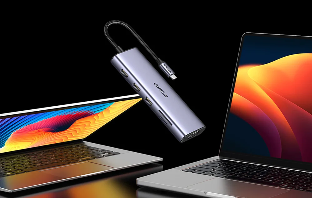 Ugreen Mini Station daccueil USB C 9 ports 15600 yaratech.ma9