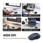 Ugreen Souris sans fil 15064 Bleu – Image 7