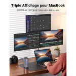 Ugreen Station d'accueil USB C MF 13 ports – Image 4