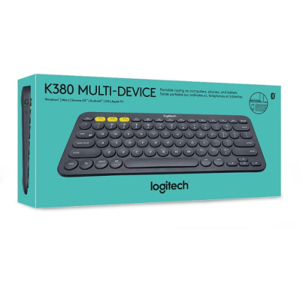Clavier Bluetooth Logitech K380 Multi Device
