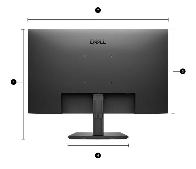 Moniteur Dell 24p E2425HM yaratech.ma 3